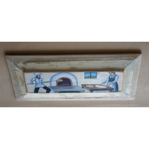 Παλαιός ταμπλάς - Παραδοσιακός ξυλόφουρνος